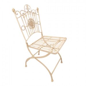 Aiatool 52x48x99 cm valge-pruun raud
