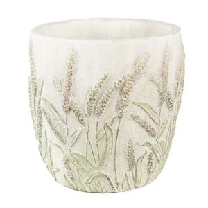 Lillepott Ø 13x13 cm beež-roheline maisitaimedega