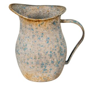 Dekoratiivne kann 20x14x19 cm sinine metall dekoratiivkann