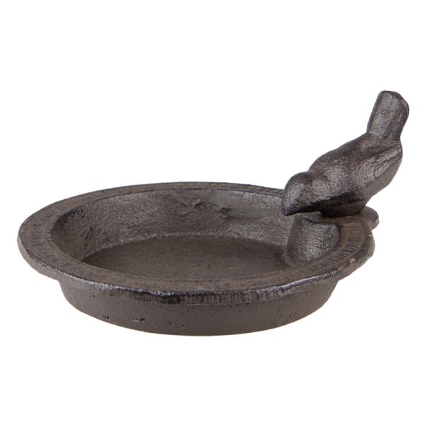 Lindude söögitaldrik 16x18x9 cm pruun raud